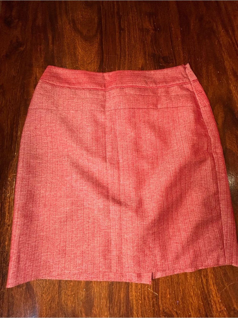 The Limited Skirt Womens Size 4 Maroon Faded Side Zip Short Straight A Line
